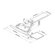 Cotytech Fully Adjustable Ergonomic Keyboard Mouse Tray-Lever