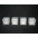Light In the Dark Votive Candles with Square Holders (Set of 24)