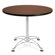 OFM Multi-use 29.5" x 36" Round Table with Chrome Plated Base