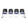 OFM Stars and Moon Four Chair Beam Seating