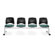 OFM Stars and Moon Four Chair Beam Seating