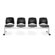 OFM Stars and Moon Four Chair Beam Seating