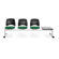 OFM Stars and Moon Four Chair Beam with Table