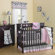 Laugh, Giggle & Smile Versailles Pink Minky Plush Quintessential 10 Pieces Crib set