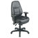 Office Star Products Deluxe Multi Function Mid-Back Leather Office Chair with Arms