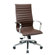 Office Star Products Hi-Back Eco Leather Deluxe Office Chair with Polished Aluminum Arms and Base