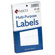 Chartpak Maco Multipurpose Self-Adhesive Removable Labels in White