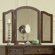 Powell Furniture 43" Warm Cherry Vanity Set