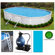 Swim Time Belize Oval 52" Above Ground Pool Package in Highland Gray