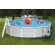 Swim Time Samoan Round 52" Deep 8" Top Rail Metal Wall Swimming Pool Package