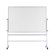 Marsh Freestanding Reversible Boards - Both sides Pro-Rite Markerboard - Aluminum Frame