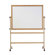Marsh Freestanding Reversible Boards - Both sides Pro-Rite Markerboard - Oak Frame