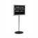 Marsh Single Pedestal Directory Boards - Aluminum