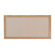 Marsh Burlap Fabric Covered Bulletin Boards - Oak Frame