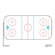 Marsh Magnetic Dry-Erase Coaching Aides Mat - Hockey