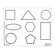 Marsh Magnetic Dry-Erase Teaching Aides Mat - Shapes Graphic