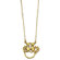 Jewelryweb Gold-tone Cats Glass Pearls Eyeglass Holder 28 In Necklace