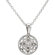 Jewelryweb Sterling Silver Diamond Necklace 18 Inch.05ct