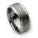 Jewelryweb Tungsten Ridged Edge 9mm Brushed Polished Band Ring