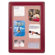 Ghent Ovation Radius Fabric Tackboard with Hinged Door