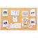 Ghent Premium Natural Corkboard
