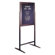 Ghent Standing Message Center,w/Gothic Letters, 68"Tall, 3'x2', Black