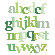 Avalisa Imagination - Letter Layers Stretched Wall Art