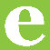 Avalisa Letter - Lower Case 'e' Stretched Wall Art