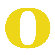 Avalisa Letter - Lower Case 'o' Stretched Wall Art