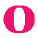 Avalisa Letter - Lower Case 'o' Stretched Wall Art
