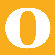 Avalisa Letter - Lower Case 'o' Stretched Wall Art