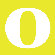 Avalisa Letter - Lower Case 'o' Stretched Wall Art