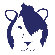 Avalisa Animal Face - Punk Lion Stretched Wall Art