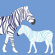Avalisa Animal - Zebra Stretched Wall Art