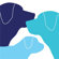 Avalisa Animal - Dog Family Stretched Wall Art