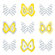 Avalisa Imagination - Butterfly Group 1 Stretched Wall Art