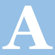 Avalisa Letter - Upper Case 'A' Stretched Wall Art