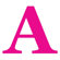 Avalisa Letter - Upper Case 'A' Stretched Wall Art