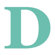 Avalisa Letter - Upper Case 'D' Stretched Wall Art