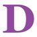 Avalisa Letter - Upper Case 'D' Stretched Wall Art