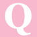 Avalisa Letter - Upper Case 'Q' Stretched Wall Art