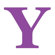 Avalisa Letter - Upper Case 'Y' Stretched Wall Art