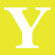 Avalisa Letter - Upper Case 'Y' Stretched Wall Art
