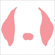 Avalisa Animal Face - Floppy Ears Stretched Wall Art
