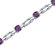 Oravo Gorgeous and Chic Round Shaped Gemstone Bracelet in Sterling Silver