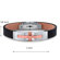 Oravo Mens Stainless Steel and Leather Bracelet with Rose Gold Rivet Accents