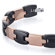 Oravo Sleek Mens Tungsten Ceramic Copper Tone Link Bracelet