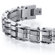 Oravo Distinguished Two Tone Stainless Steel Mens  Link Bracelet
