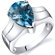 Oravo Brilliant 3.75 carats Solitaire Ring in Sterling Silver