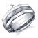 Oravo Hexagonal Edge Combination Finish 8mm Comfort Fit Mens Tungsten Carbide Wedding Band Ring